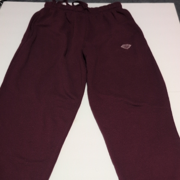 Diamond Supply Co. Maroon Sweatpants - Picture 1 of 5